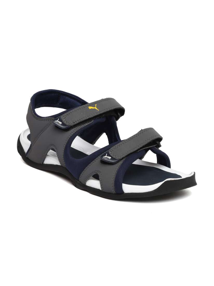 Buy Puma Men Grey Navy Jimmy Sports Sandals Sandals for Men 2255176 Myntra