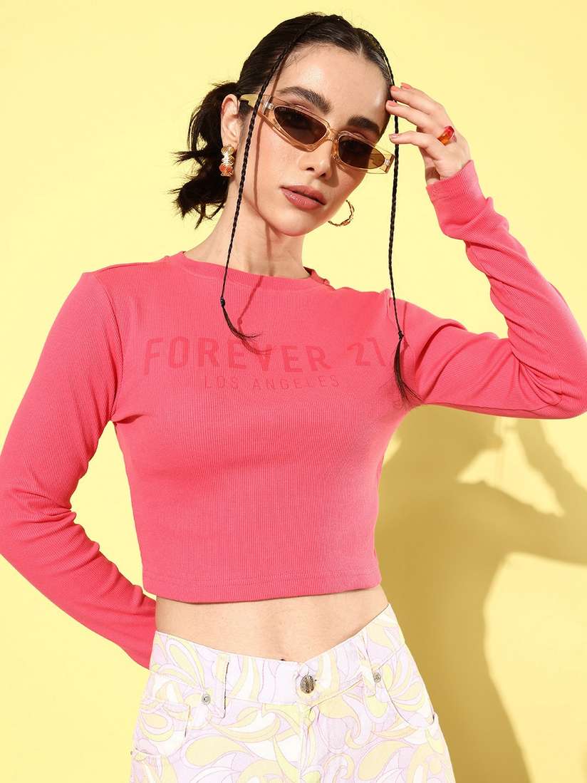 forever 21 ribbed crop top