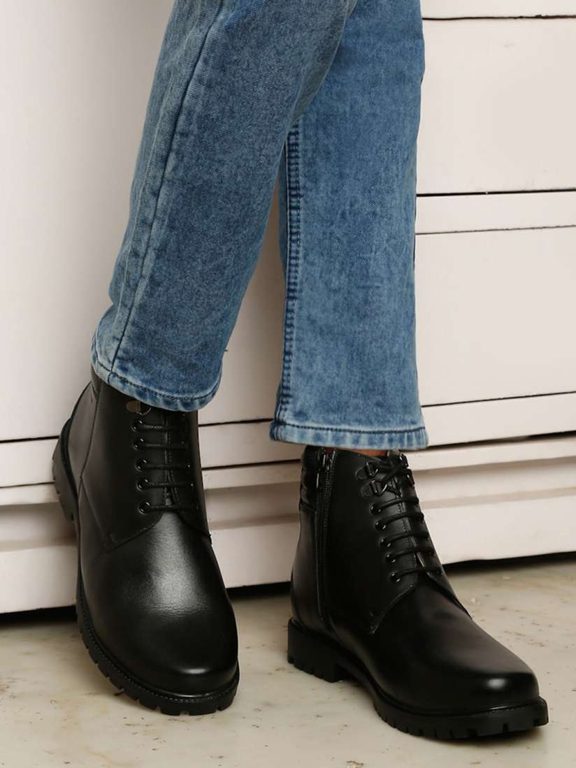 Flat biker boots new arrivals