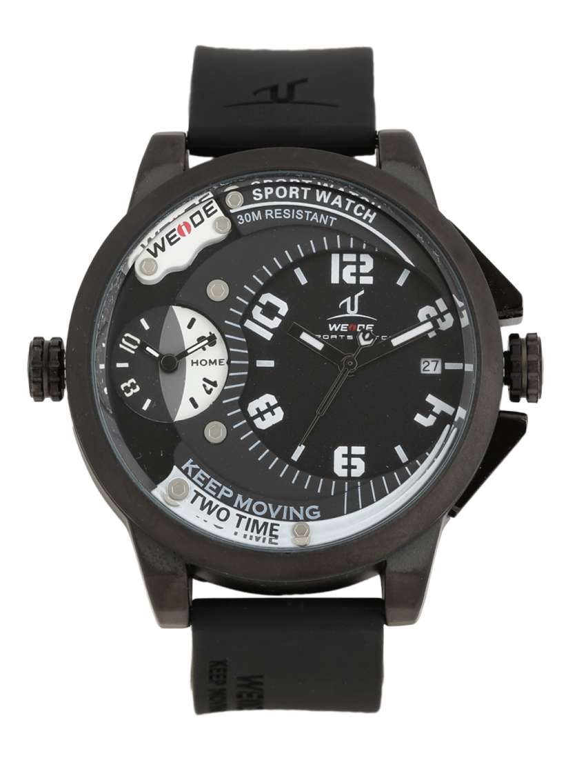 Buy WEIDE Men Black White Multifunction Analogue Watch UV1501 1C Watches for Men 2256301 Myntra