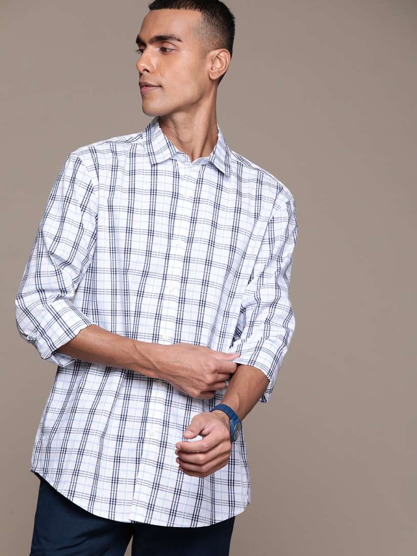 Buy Macy s Club Room Men Checked Casual Shirt Shirts for Men 22565826 Myntra