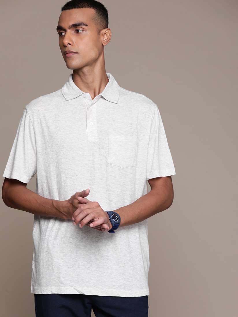 Buy Macy s Club Room Polo Collar Regular Fit T shirt Tshirts for Men 22568900 Myntra