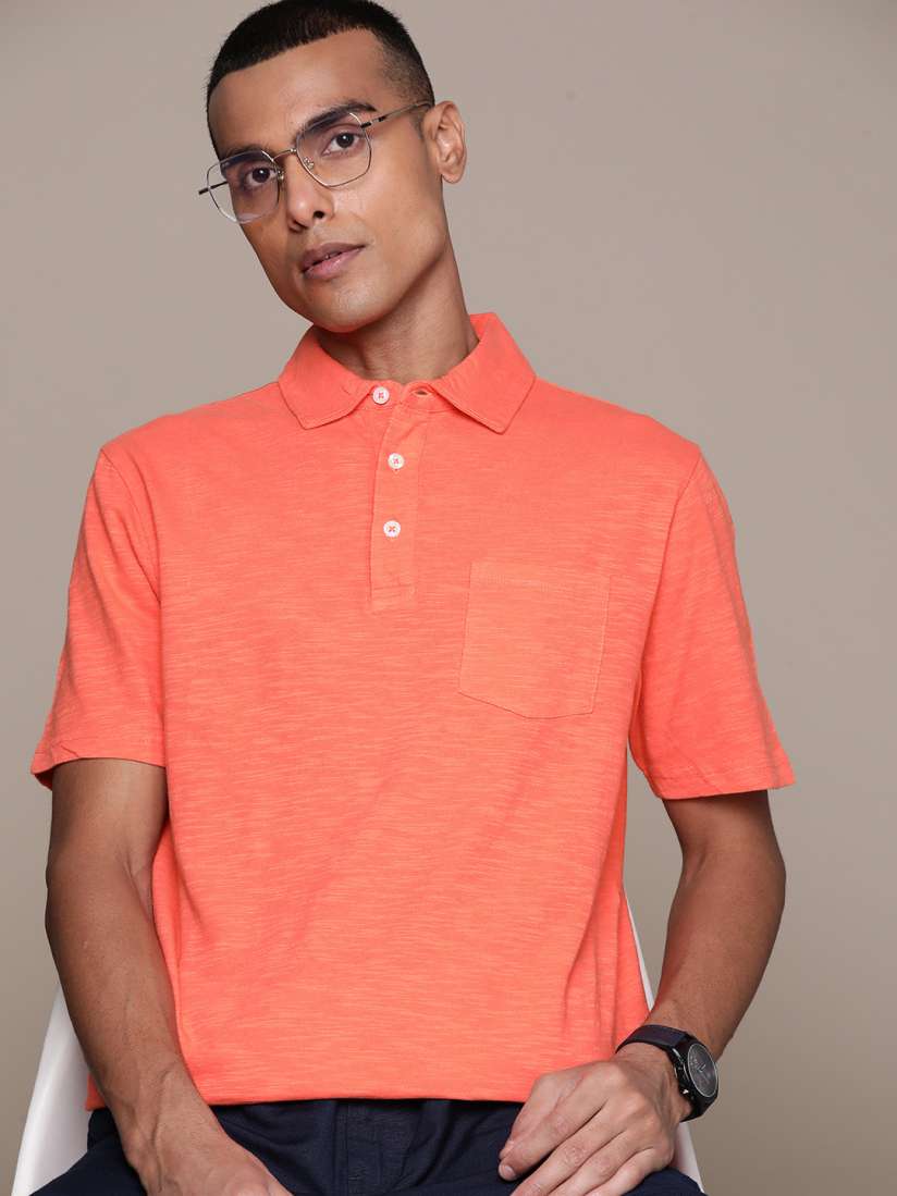 Buy Macy s Club Room Men Polo Collar Pure Cotton T shirt Tshirts for Men 22568910 Myntra