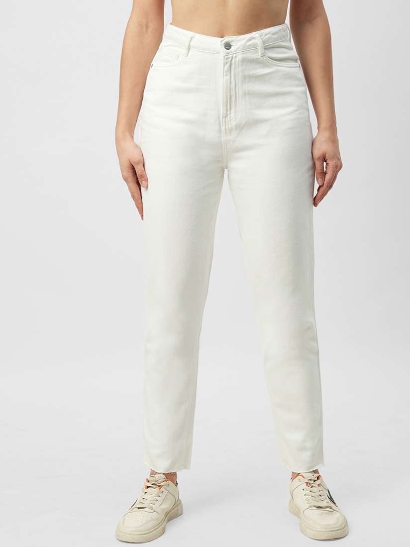 Buy Kraus Jeans Women Mom Fit High Rise Jeans Jeans for Women 22571340 Myntra