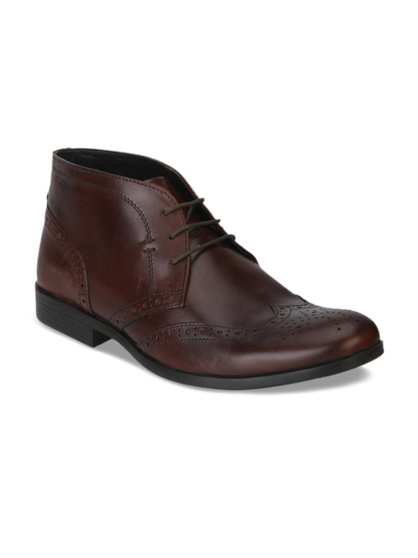 Buy Red Tape Men Brown Leather Formal Boots Boots for Men 2257233 Myntra