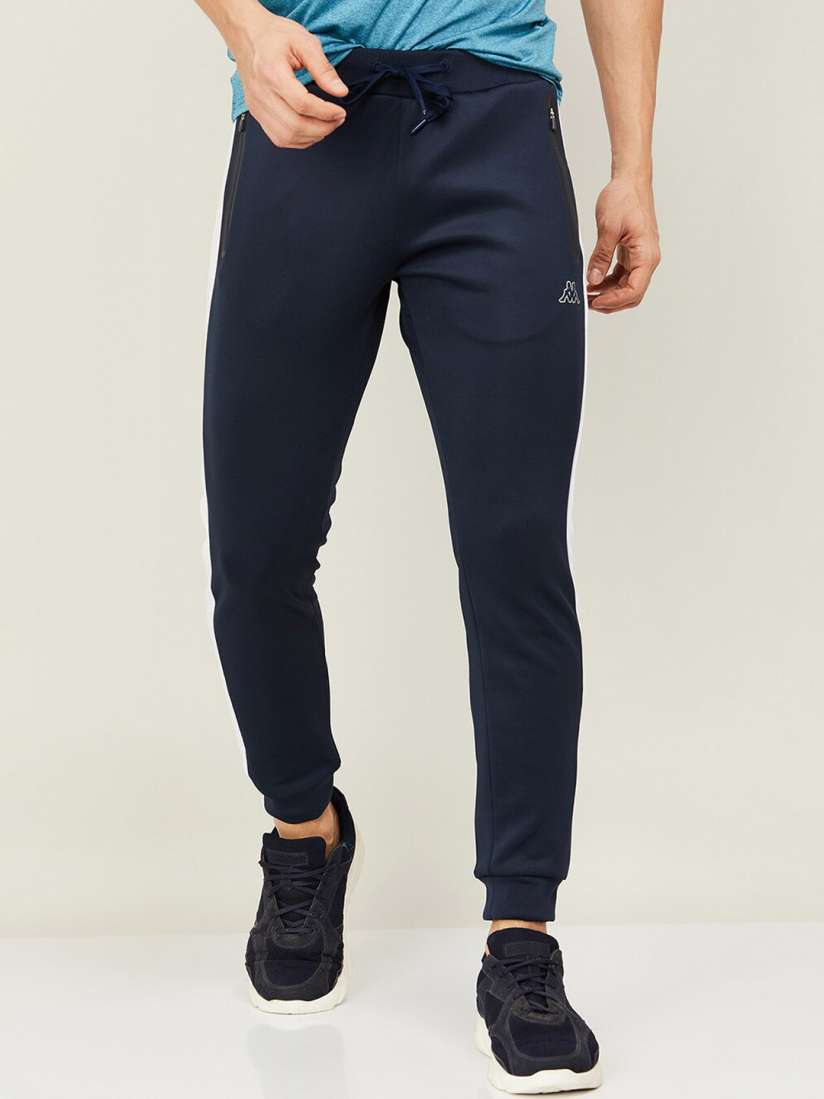 Buy Kappa Men Mid Rise Slim Fit Joggers Track Pants for Men 22578604 Myntra