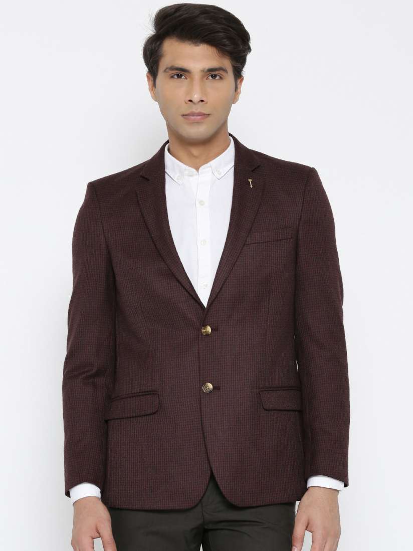 Arrow maroon blazer sales