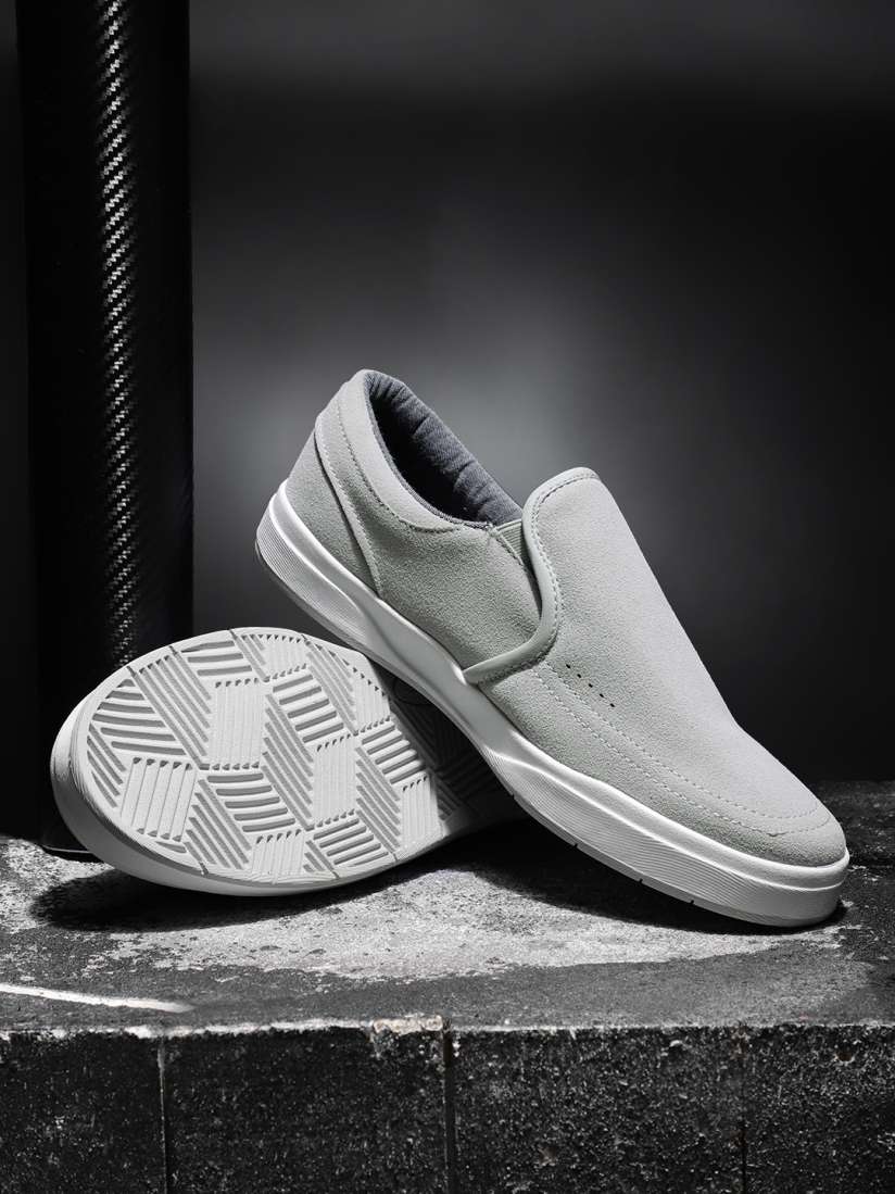 Buy Roadster Men Grey Slip on Sneakers Casual Shoes for Men 2258756 Myntra