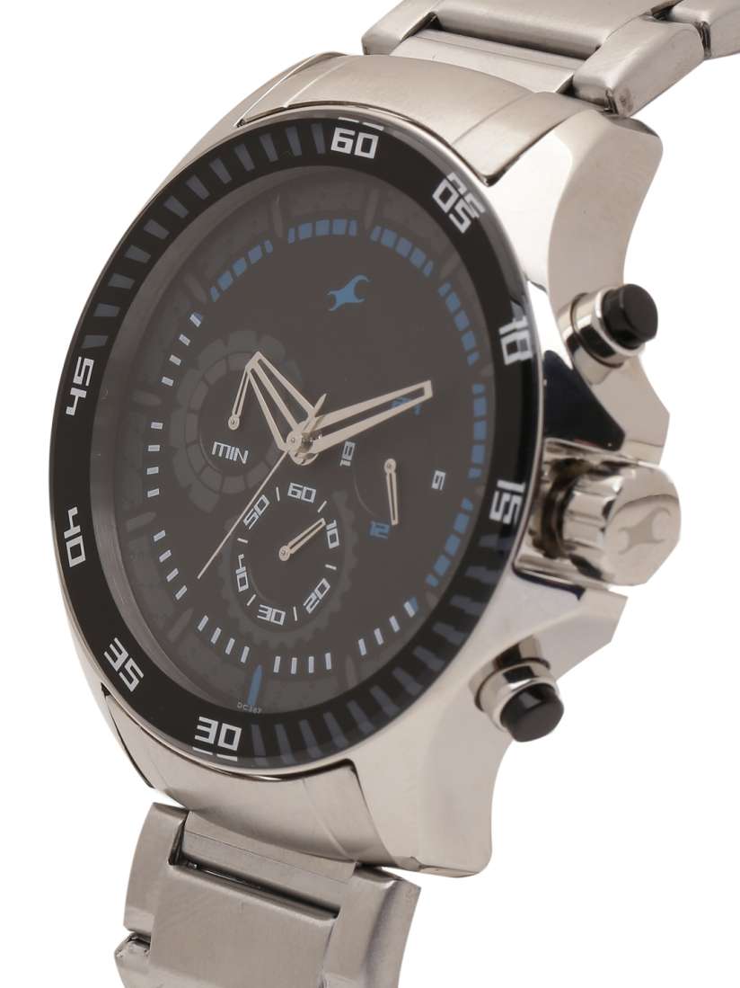 Buy Fastrack Men Black Dial Chronograph Watch 3072SM03 Watches for Men 2259134 Myntra