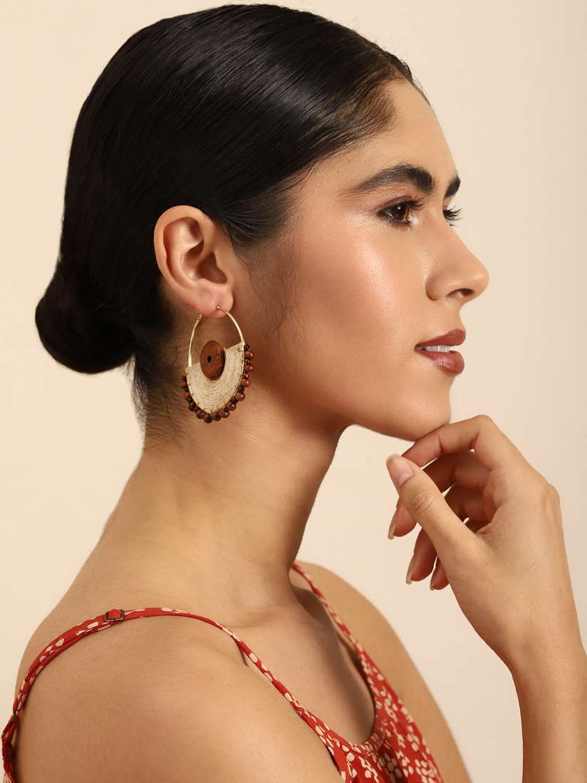 Myntra hoop earrings clearance