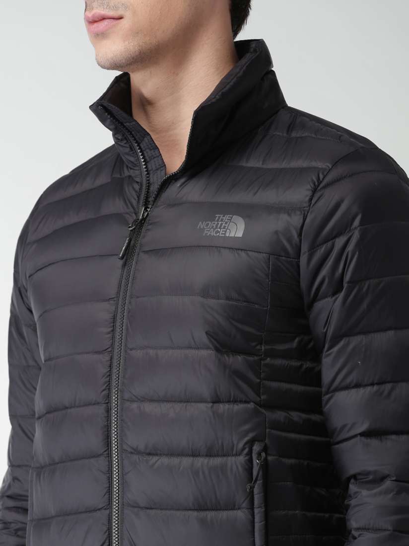 Buy The North Face Men Black Solid Puffer Jacket Jackets for Men 2260336 Myntra