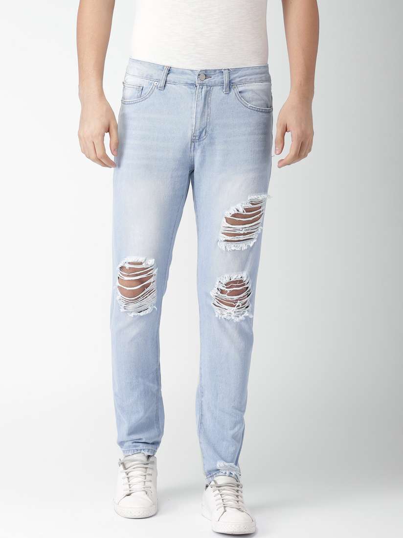 Distressed Jeans Forever 21 Mens Slim Fit Jeans FOREVER 21 Men