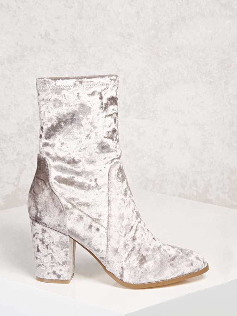 Forever 21 silver boots outlet