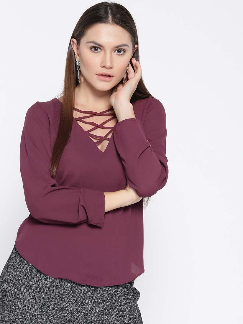 burgundy tops forever 21