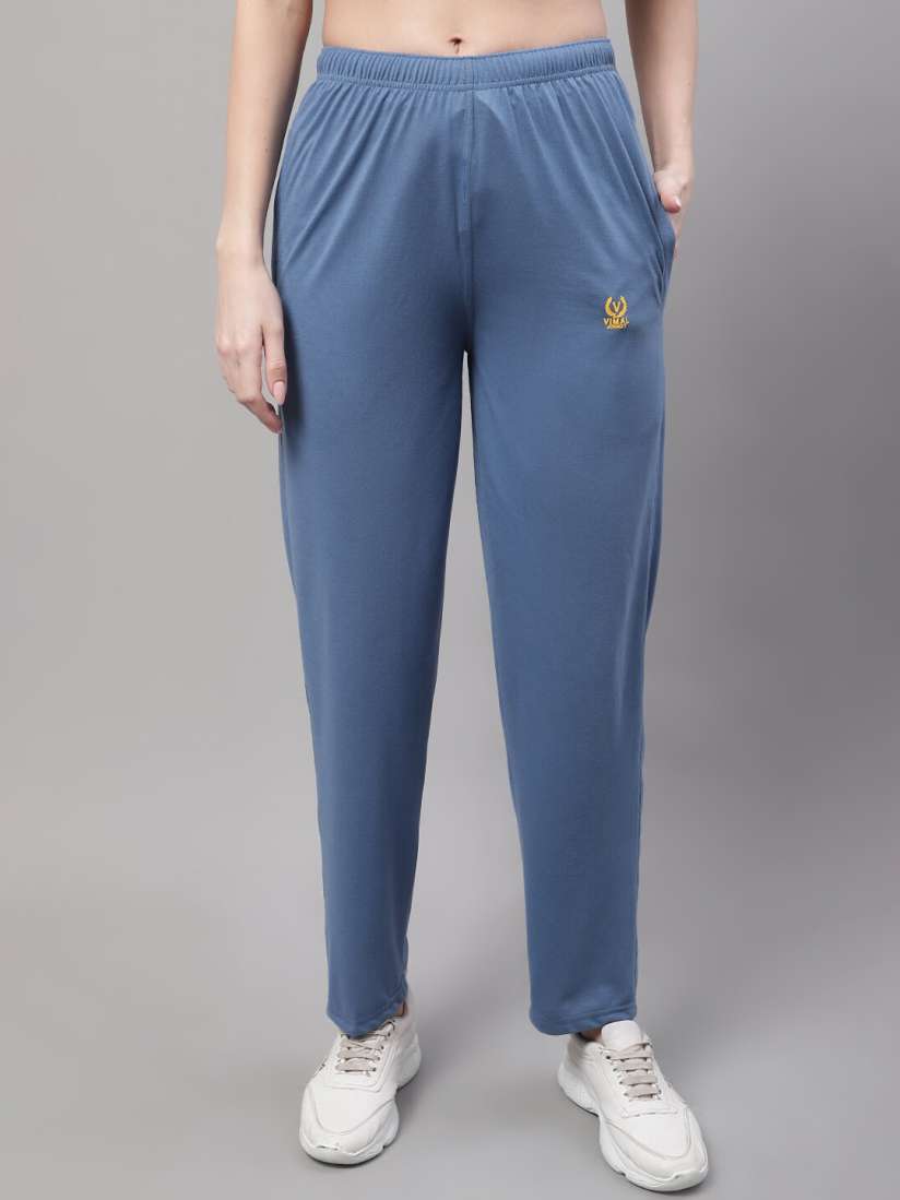Buy VIMAL JONNEY Women Cotton Track Pants Track Pants for Women 22612448 Myntra