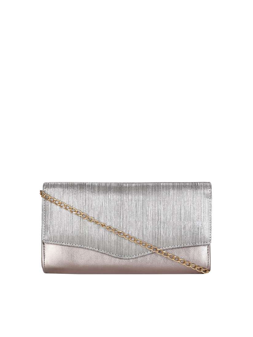 Buy Marie Claire Peach Coloured Grey Synthetic Envelope Clutch With Shoulder Strap Clutches for Women 22616544 Myntra