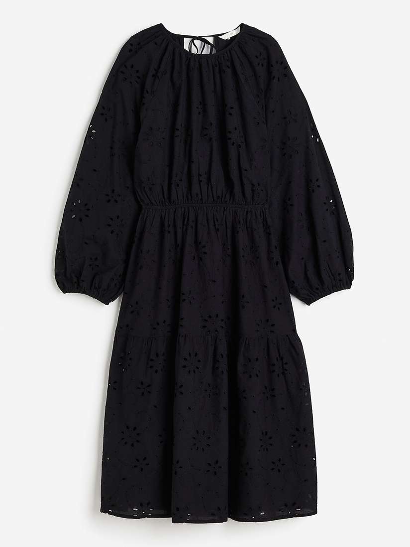 Buy H&M Broderie Anglaise Tie-Detail Dress Dresses for Women