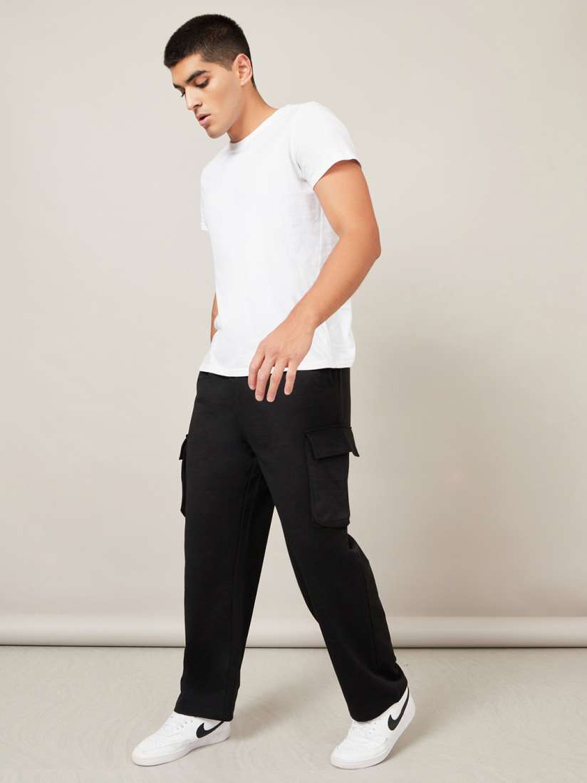 Cotton straight leg joggers new arrivals