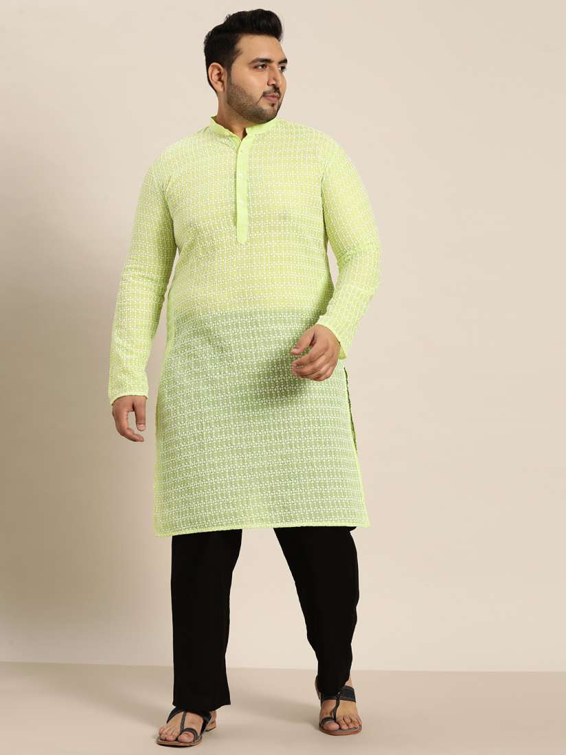 Buy SOJANYA PLUS Embroidered Cotton Kurta Kurtas for Men 22621692 Myntra