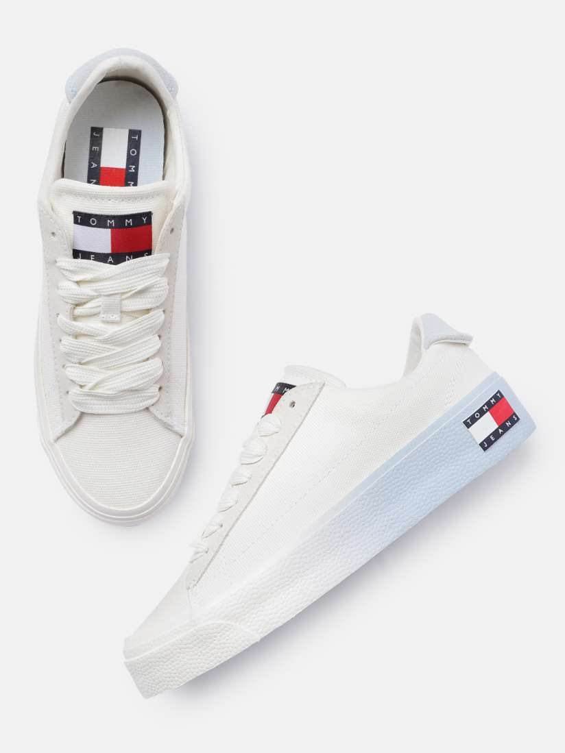 Buy Tommy Hilfiger Women Solid Sneakers Casual Shoes for Women 22625382 Myntra