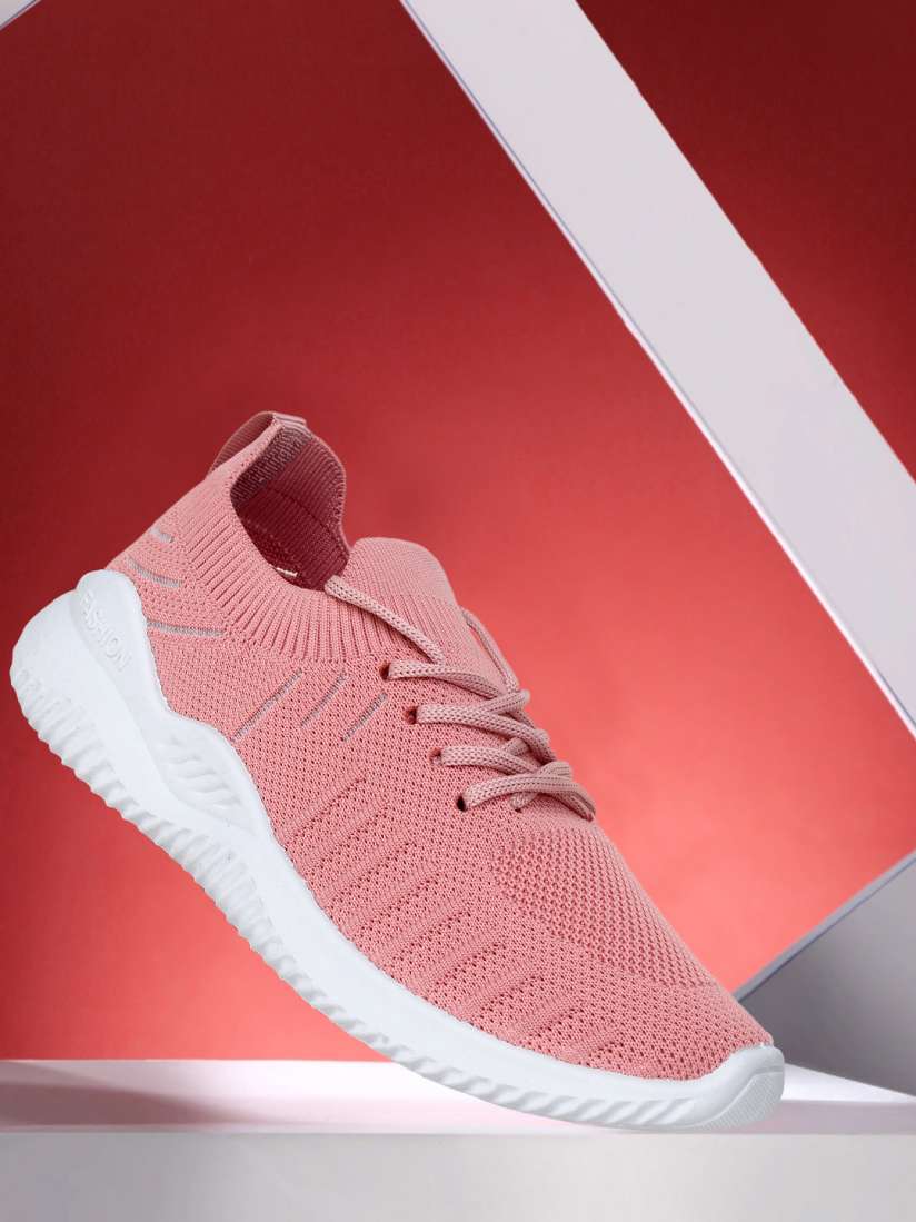 Buy Champs Women Woven Design Lightweight Mesh Contrast Sole Sneakers Casual Shoes for Women 22635516 Myntra