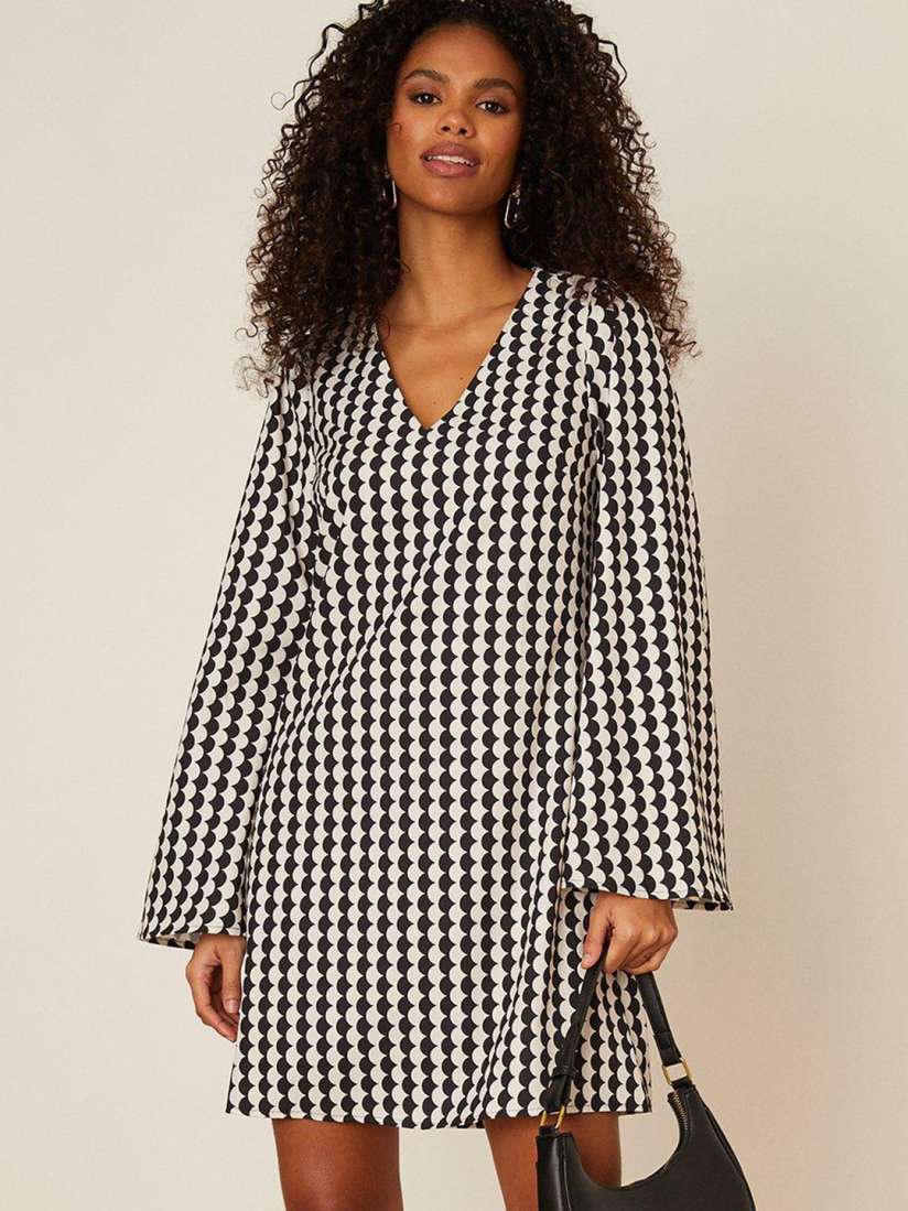 Buy DOROTHY PERKINS Checked Flared Sleeve A Line Mini Dress Dresses for Women 22636152 Myntra
