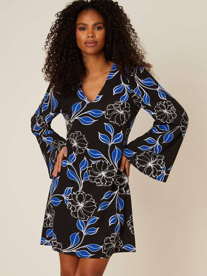 Buy DOROTHY PERKINS Floral Print Flared Sleeves A Line Mini Dress Dresses for Women 22636312 Myntra