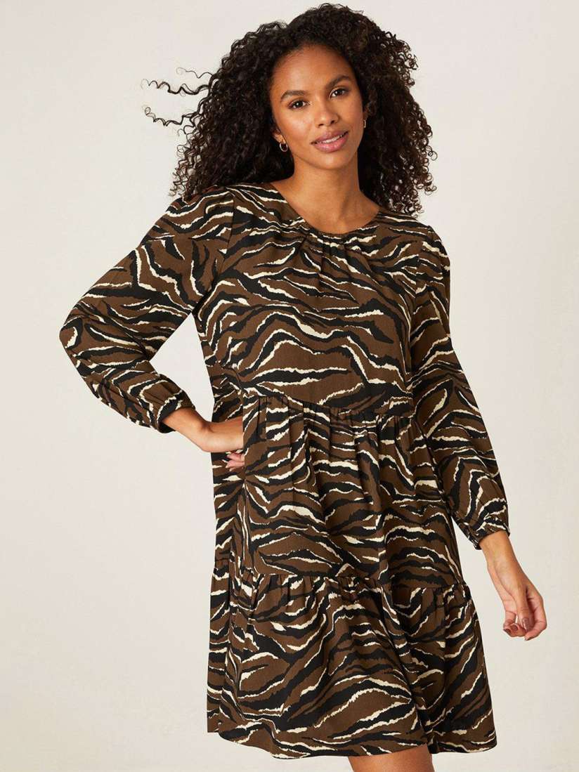 Dorothy perkins tiger print dress hot sale