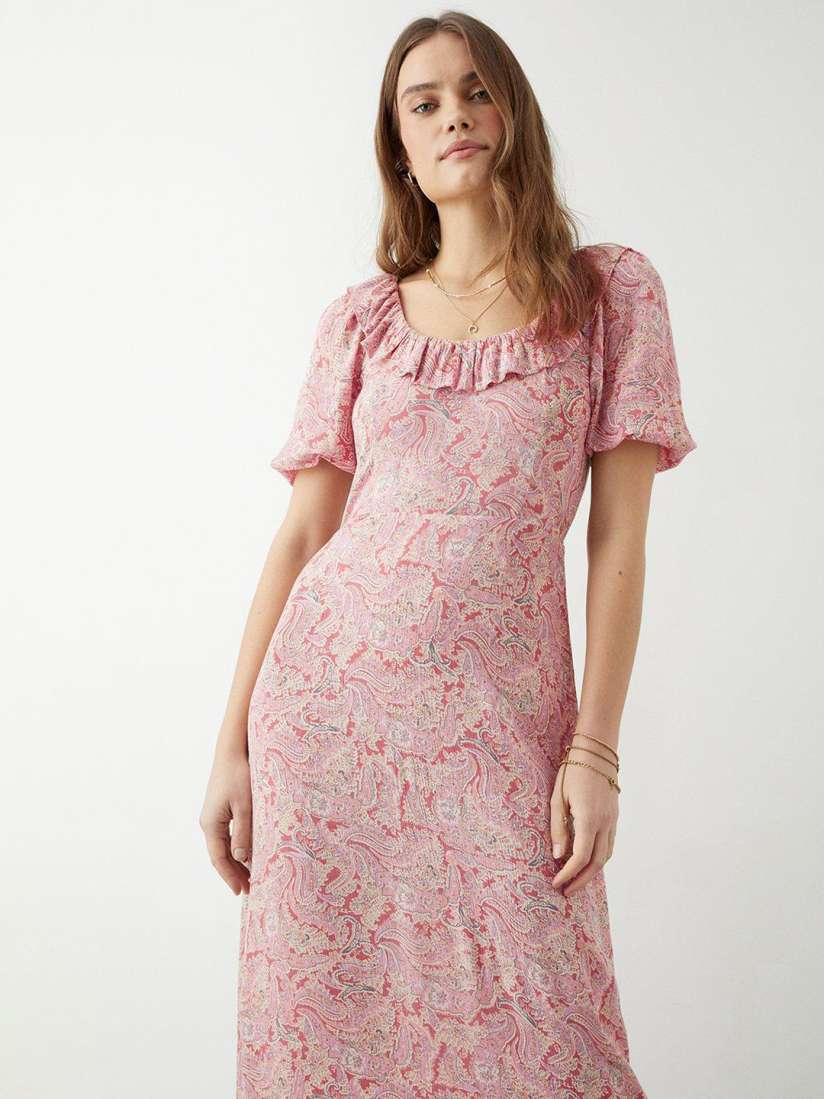 Buy DOROTHY PERKINS Paisley Print Puff Sleeve Maxi Dress Dresses for Women 22637118 Myntra