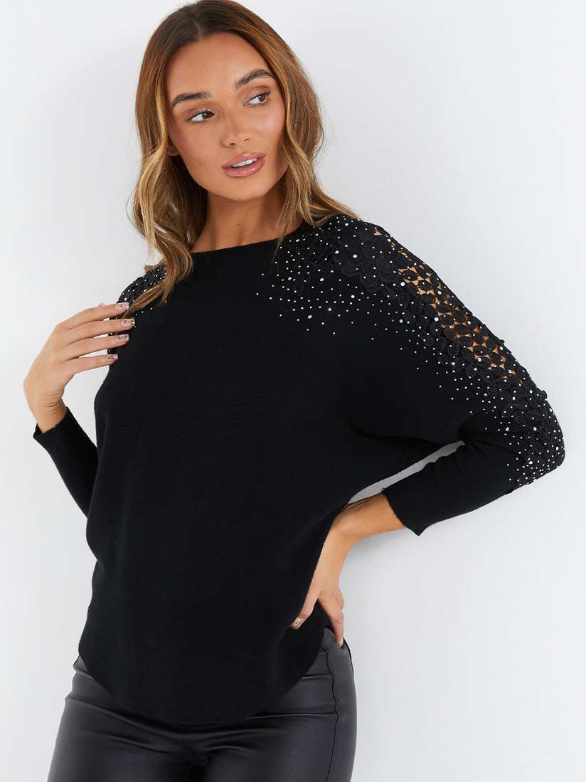 quiz batwing top