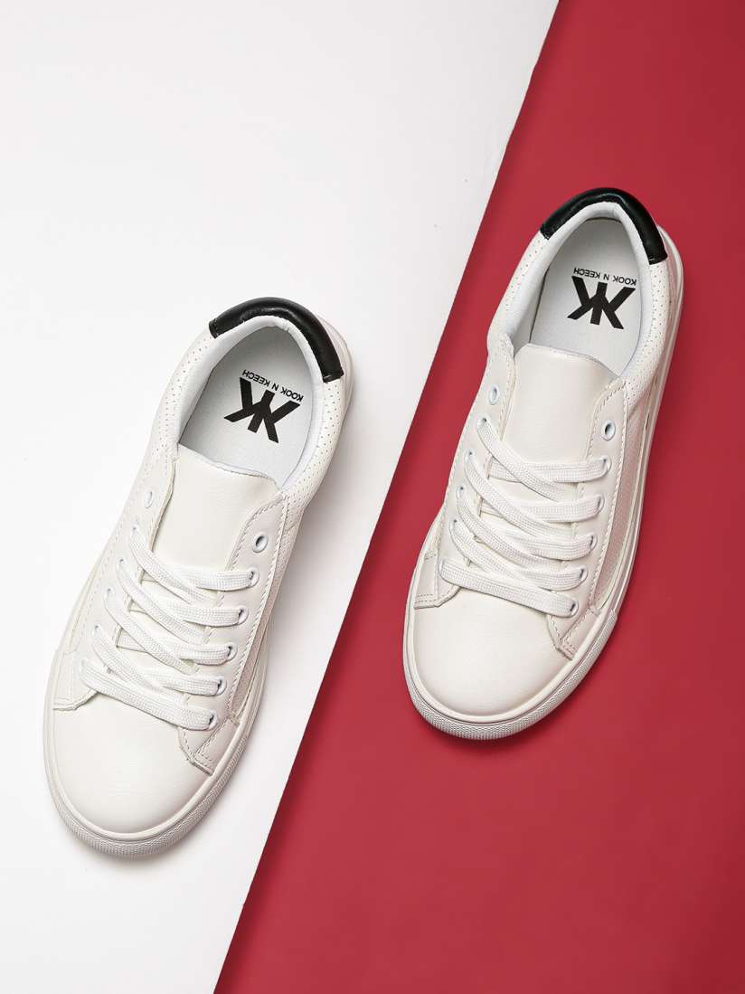 Off white perforated sneakers online