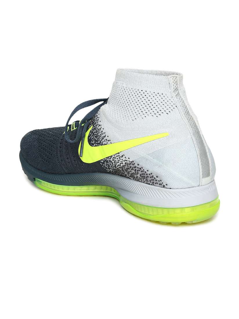 Buy Nike Men Navy Blue Textile Mid Top ZOOM ALL OUT FLYKNIT Running Shoes Sports Shoes for Men 2264396 Myntra
