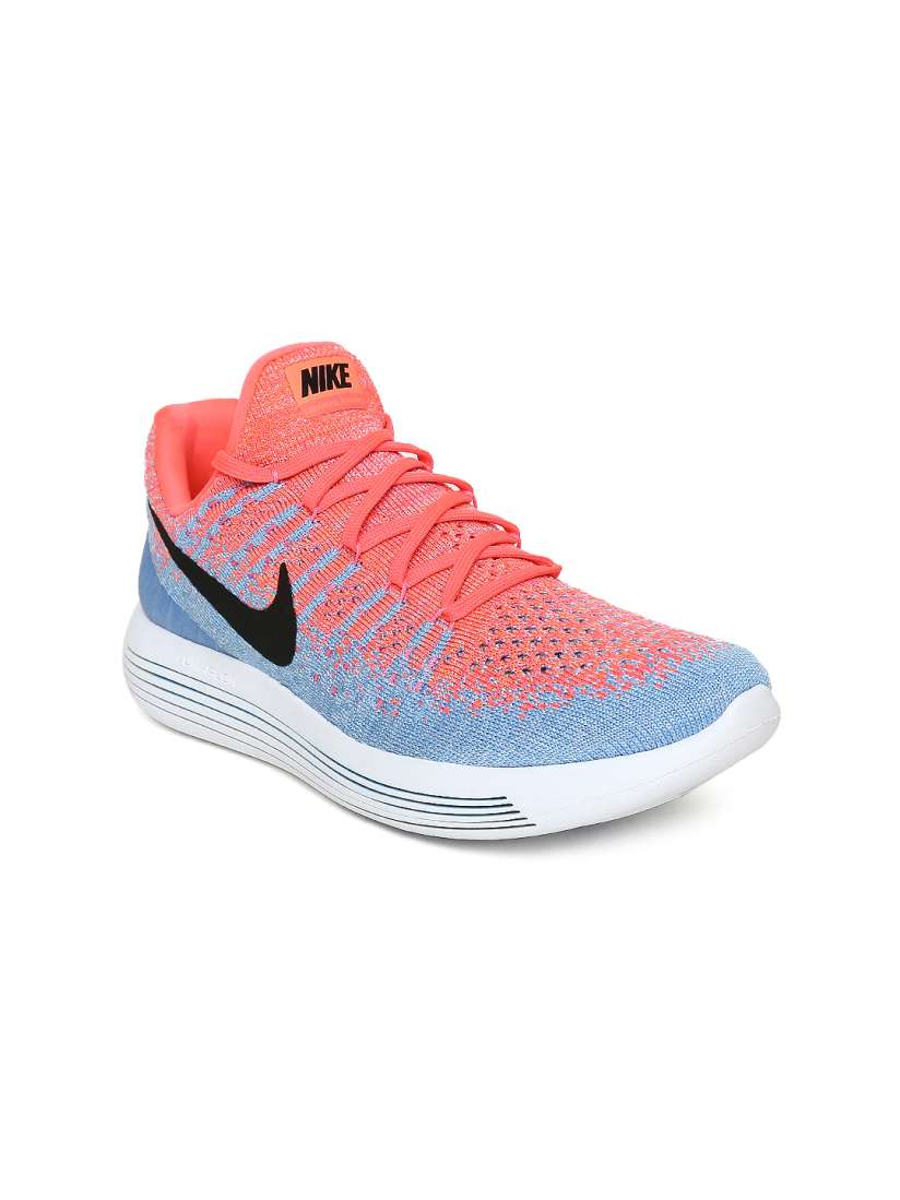 Buy Nike Women Blue Coral Pink LUNAREPIC LOW FLYKNIT 2 Running Shoes Sports Shoes for Women 2264402 Myntra