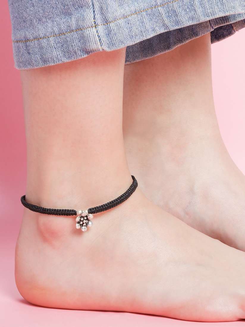 Buy Zavya Women Silver Plated 925 Sterling Silver Anklet Anklet for Women 22645398 Myntra