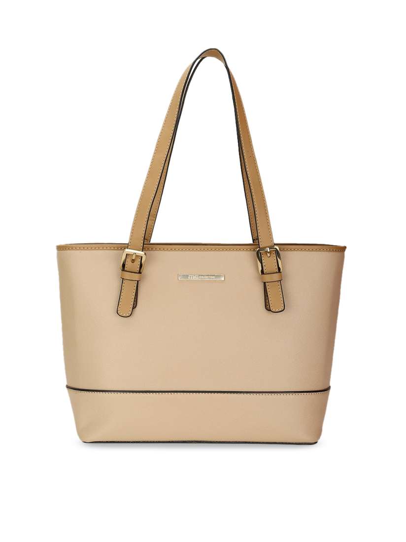 Buy Marie Claire Beige Textured Structured Shoulder Bag Handbags for Women 22649190 Myntra