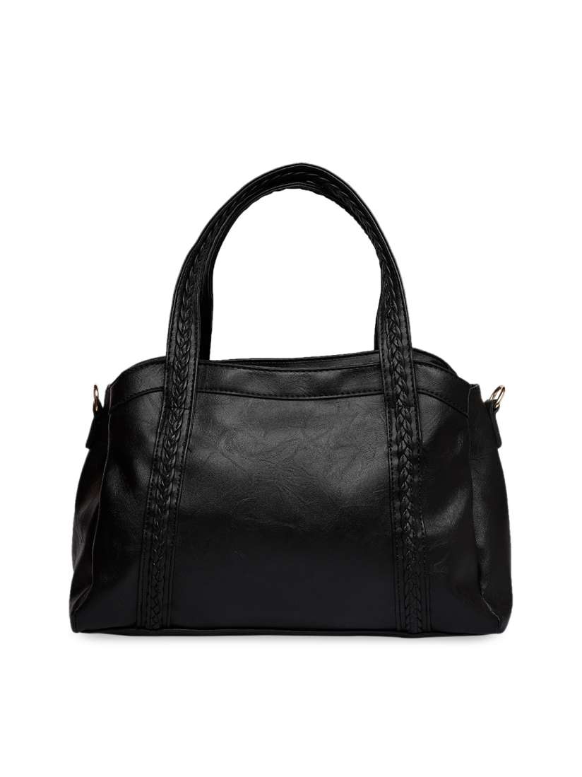 Buy Marie Claire Black Textured Structured Handheld Bag Handbags for Women 22649208 Myntra