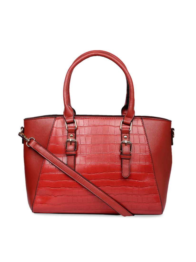 Structured leather handbag clearance