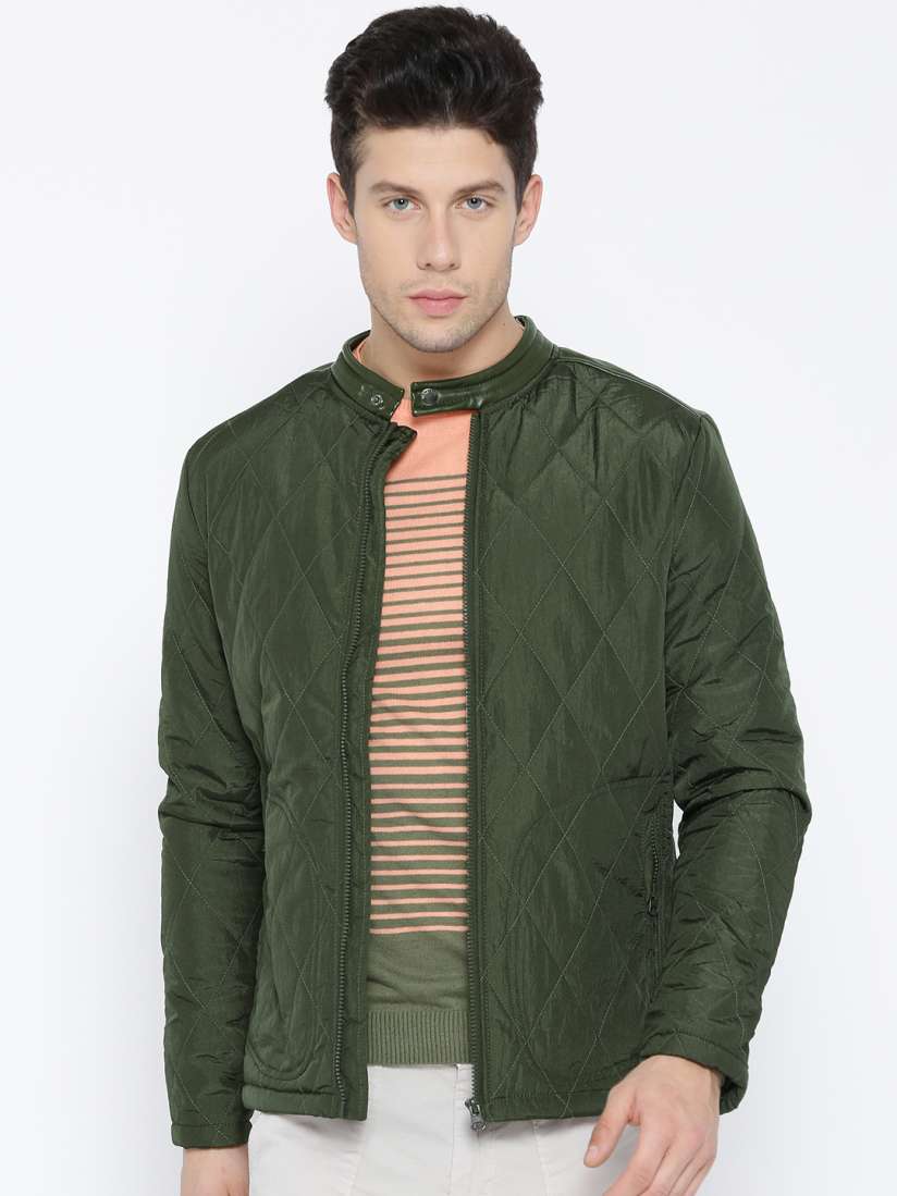 United colors of benetton men's quilted jacket on sale