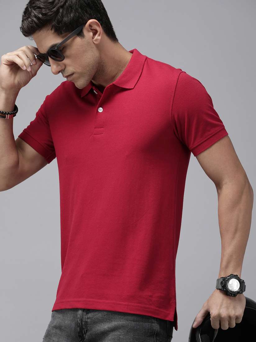 Myntra collar t shirt new arrivals