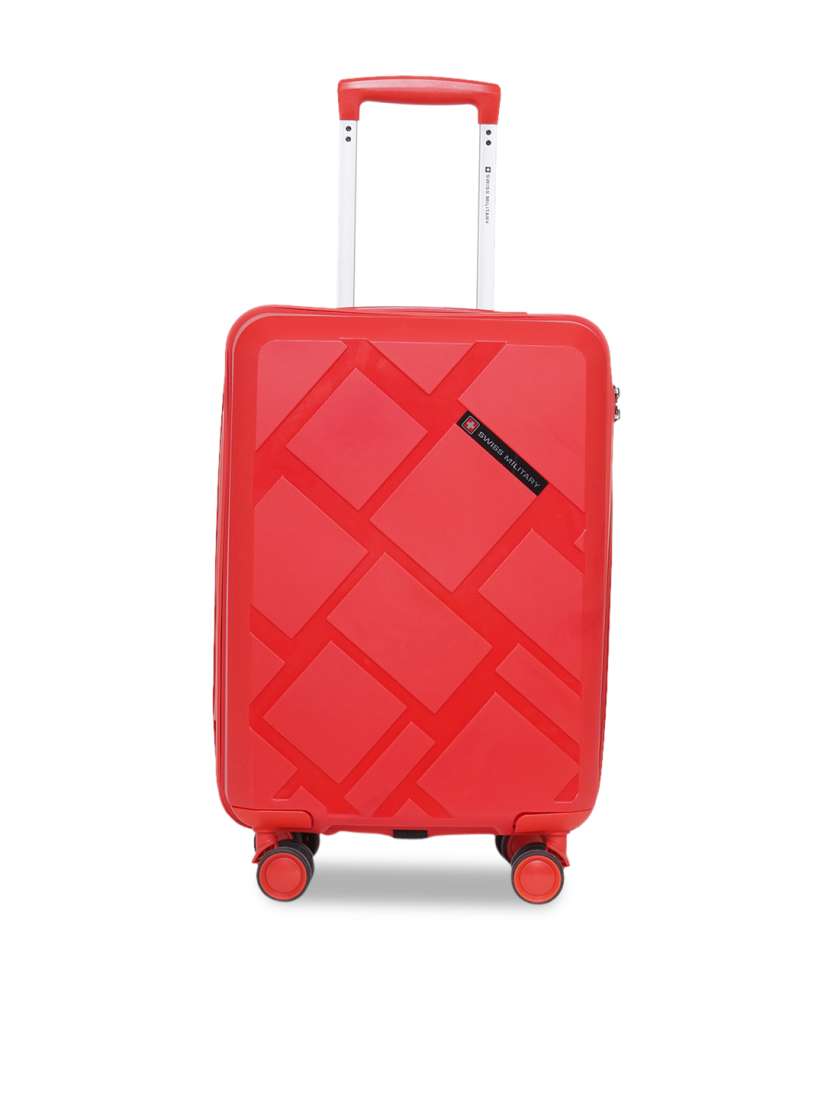 Buy SWISS MILITARY Textured Hard Sided Cabin Trolley Bag Trolley Bag for Unisex 22655892 Myntra