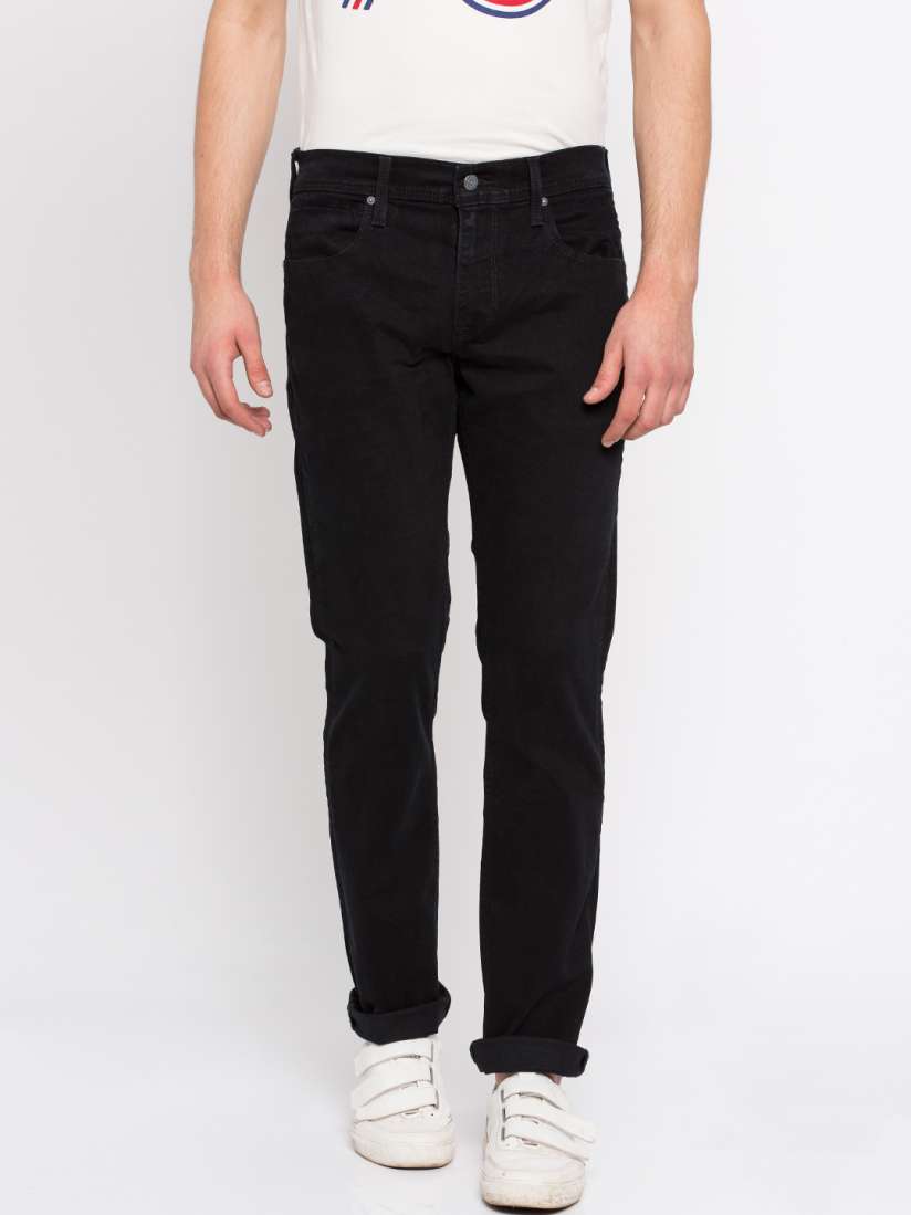 Buy Levis Men Black 511 Slim Fit Mid Rise Clean Look Jeans Jeans for Men 2265754 Myntra