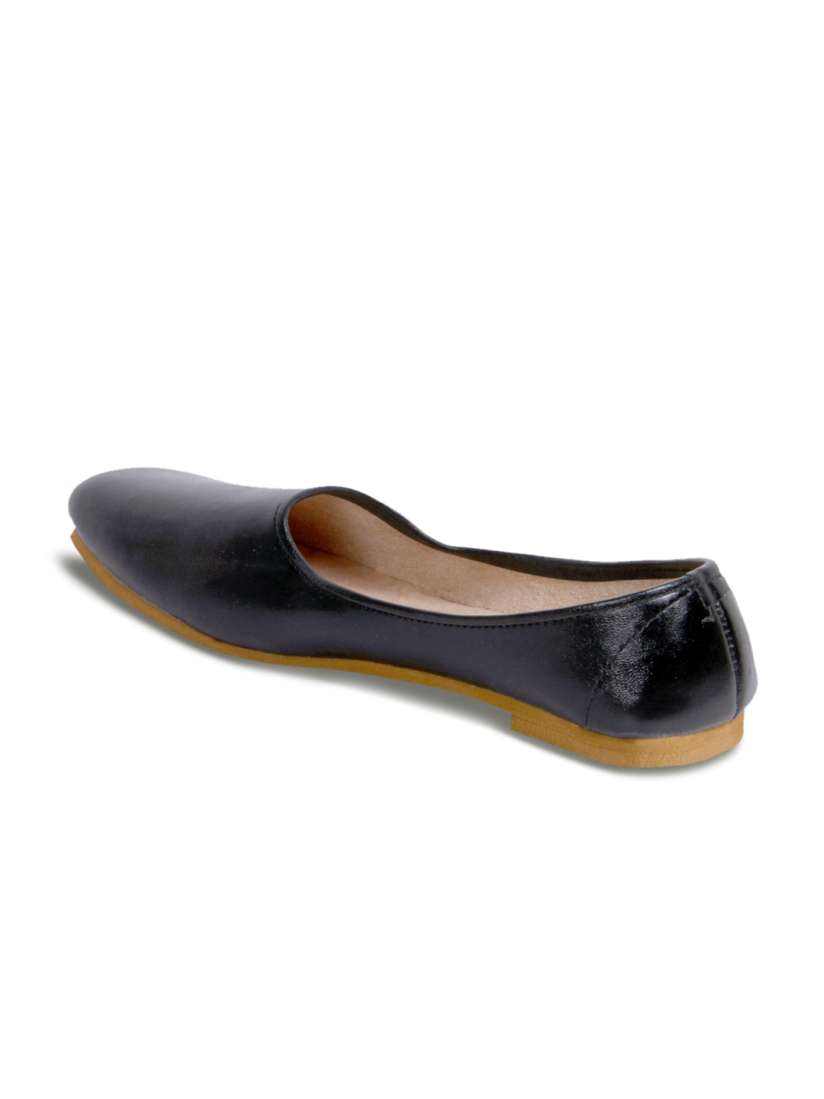 Panahi black ethnic shoes hot sale
