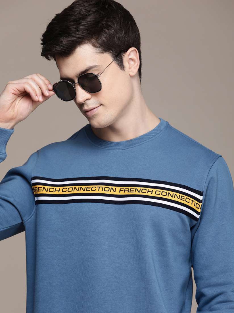 French connection mens sweatshirt outlet