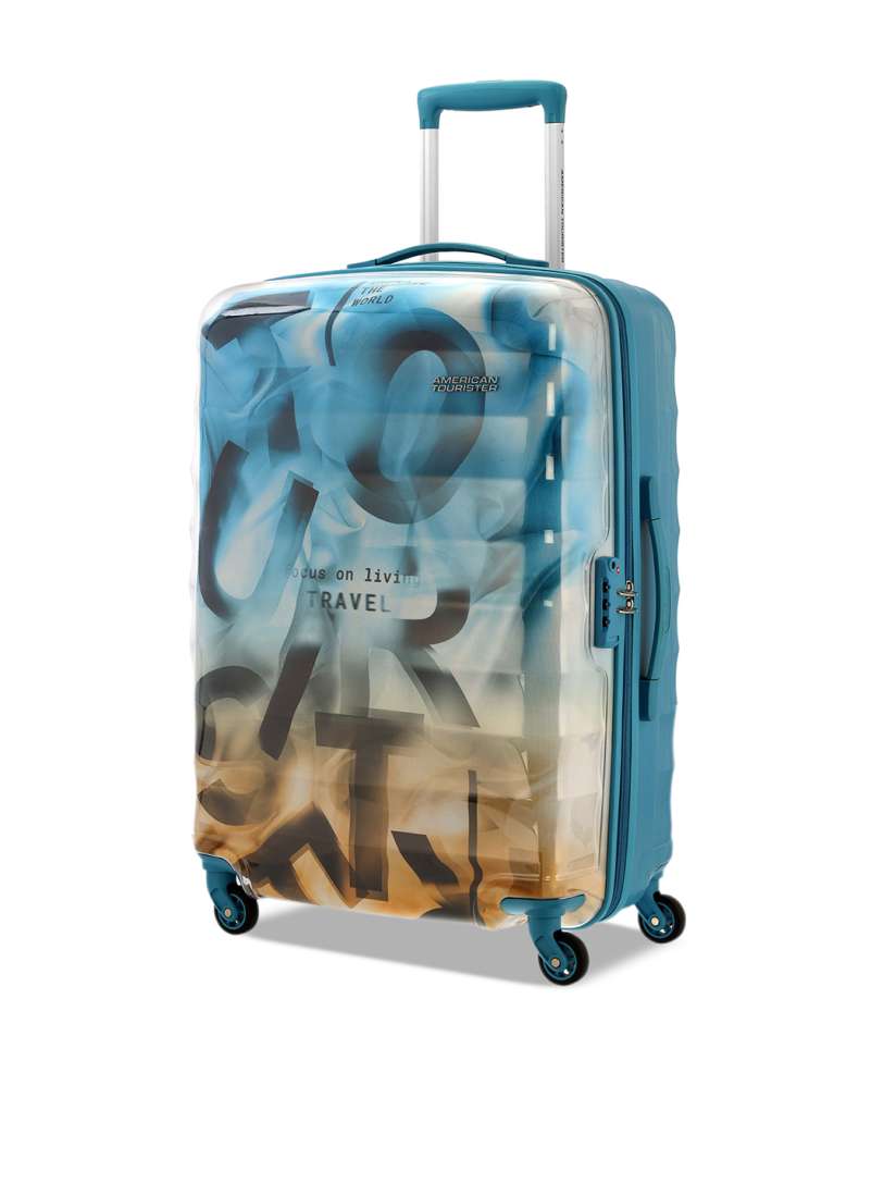 Buy AMERICAN TOURISTER VERG Printed Cabin Hard Trolley Bag 41 L Trolley Bag for Unisex 22686754 Myntra