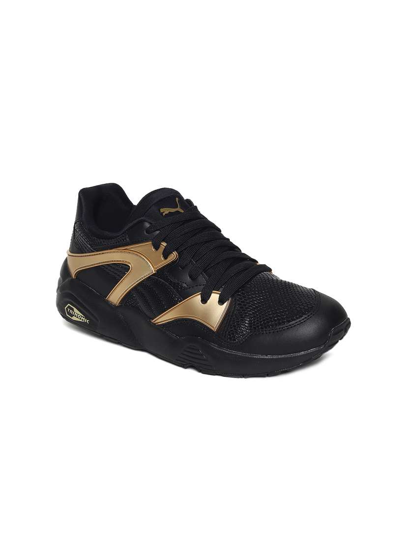 Buy Puma Women Black Blaze GOLD Sneakers Casual Shoes for Women 2268723 Myntra