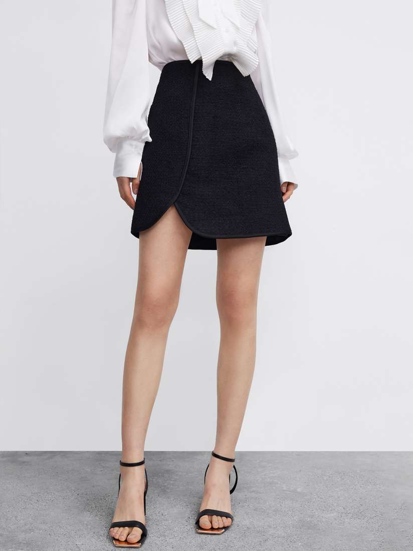 Buy Urban Revivo Split Hem Mini Wrap Skirt Skirts for Women 22687996 Myntra