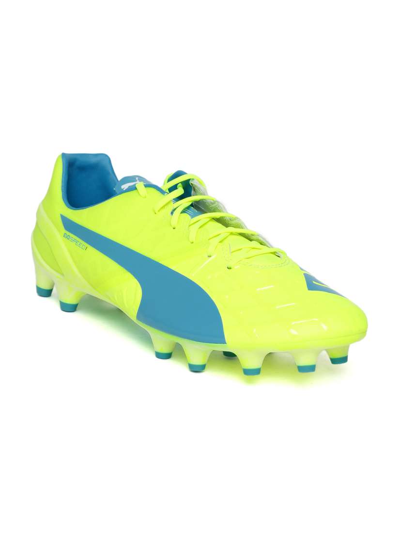 Buy Puma Men Fluorescent Green EvoSPEED 1.4 Safety Football Shoes Sports Shoes for Men 2268953 Myntra