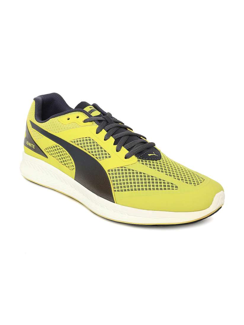 Buy Puma Men Yellow IGNITE Mesh Running Shoes Sports Shoes for Men 2269061 Myntra
