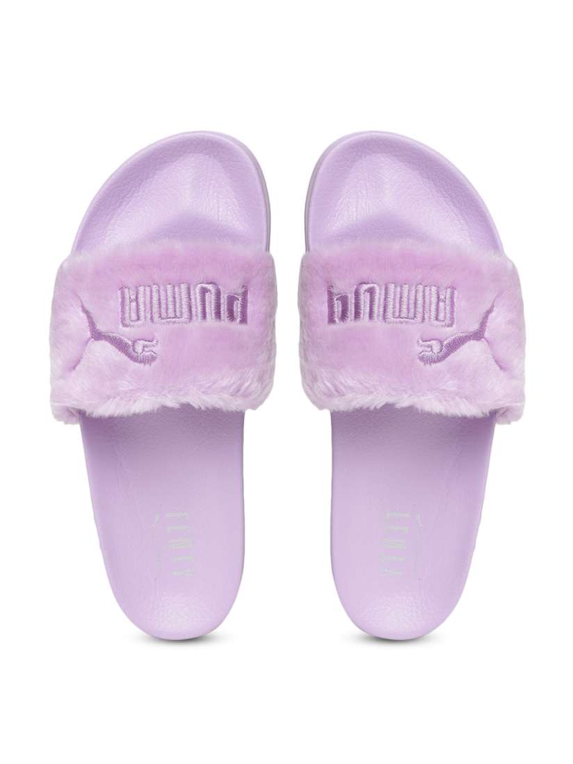 Buy puma fur slides cheap