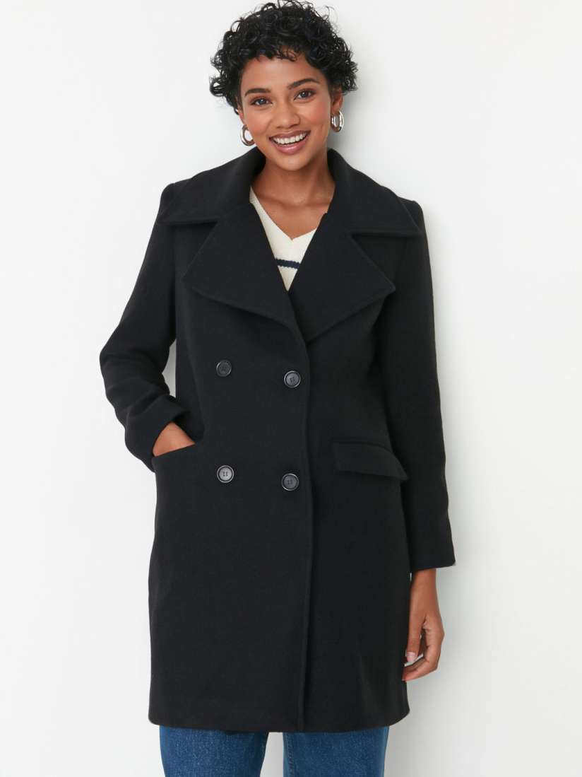 Buy Trendyol Women Double Breasted Trench Coat Coats for Women 22693754 Myntra
